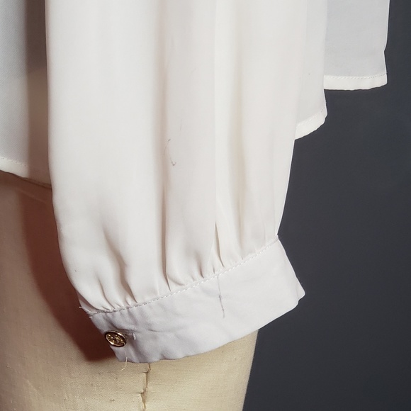 Vince Camuto Studded Tie Front Blouse - Picture 5 of 6